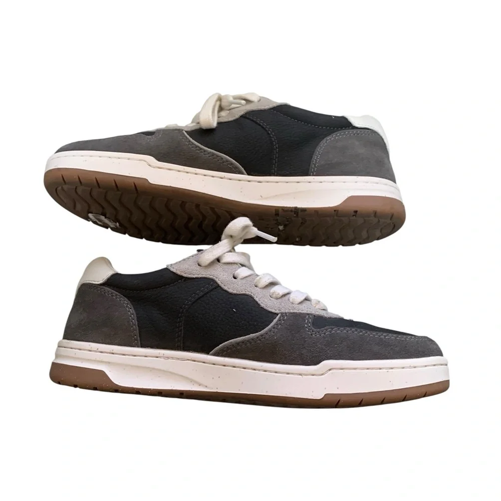 Madewell Court Sneakers in Dark Colorblock Nubuck and Suede Sz: 9